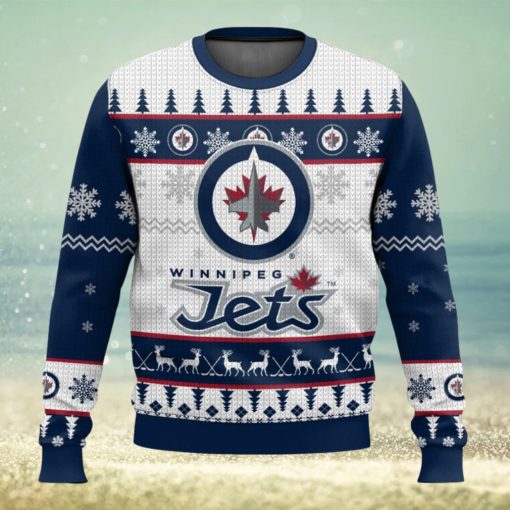 NHL Winnipeg Jets 3D Ugly Christmas Sweater Men And Women Christmas Gift