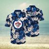 NHL Tampa Bay Lightning Hawaiian Shirt Tropical Hat And Glasses Pattern Summer Hawaiian Shirt