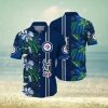 NHL Toronto Maple Leafs Hawaiian Shirt Tropical Flamingo Pattern Summer Hawaiian Shirt