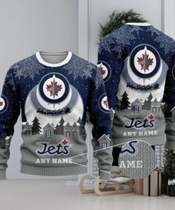 NHL Winnipeg Jets Special Christmas Ugly Sweater Design