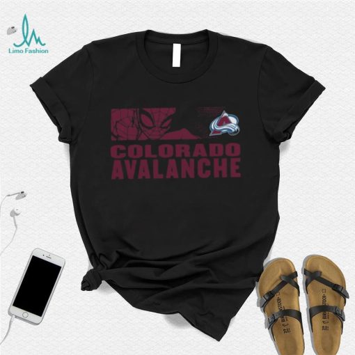 NHL Youth Colorado Avalanche Marvel Black Shirt