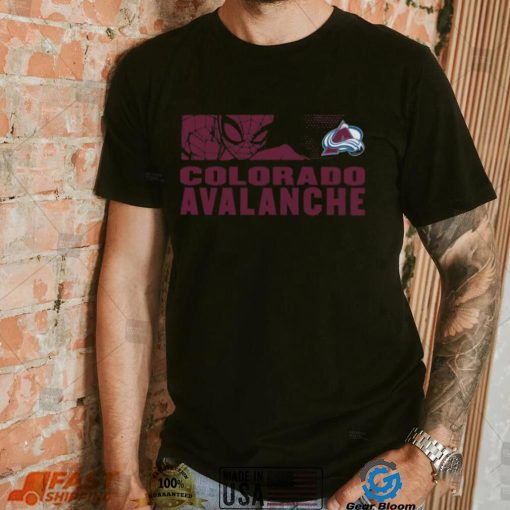 NHL Youth Colorado Avalanche Marvel Black Shirt
