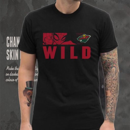 NHL Youth Minnesota Wild Marvel Black Shirt