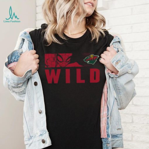 NHL Youth Minnesota Wild Marvel Black Shirt