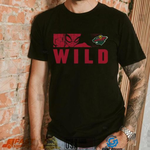 NHL Youth Minnesota Wild Marvel Black Shirt