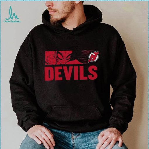 NHL Youth New Jersey Devils Marvel Black Shirt