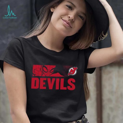 NHL Youth New Jersey Devils Marvel Black Shirt