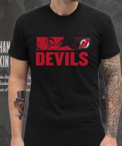 NHL Youth New Jersey Devils Marvel Black Shirt