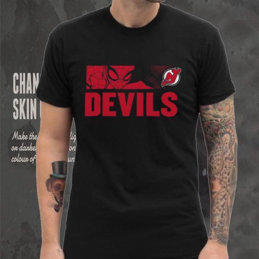 NHL Youth New Jersey Devils Marvel Black Shirt