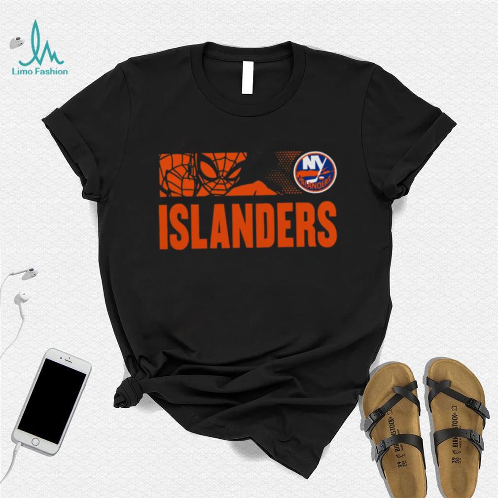 NHL Youth New York Islanders Marvel Black Shirt NHL Youth New York Islanders Marvel Black Shirt