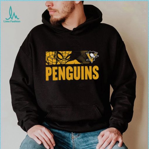 NHL Youth Pittsburgh Penguins Marvel Black Shirt