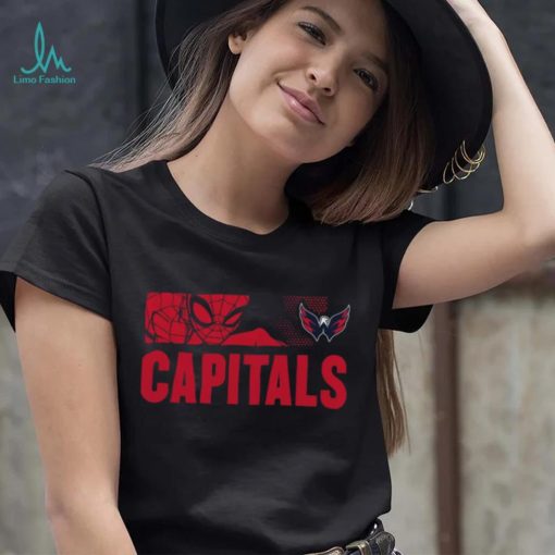 NHL Youth Washington Capitals Marvel Black Shirt