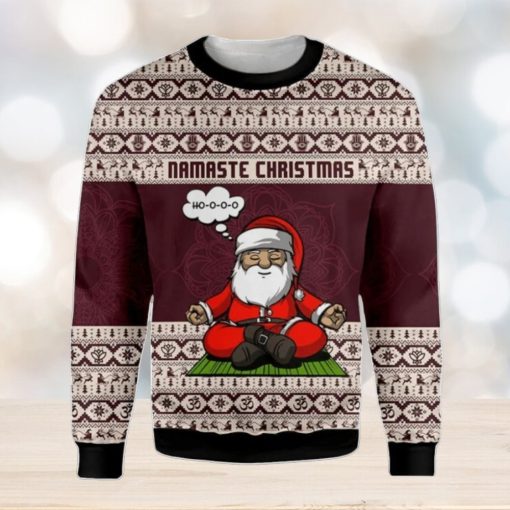 Namaste Ugly Christmas Sweate, Gift For Christmas, Unisex Crewneck Sweater