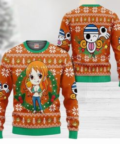 Nami Ugly Christmas Sweater One Piece Anime Xmas Gift