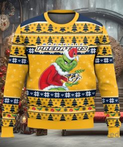 Nashville Predators Grinch AOP Ugly Christmas Sweater Christmas Gift For Men And Women