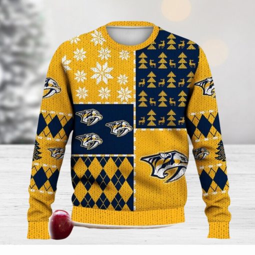 Nashville Predators Ice Hockey NHL Ugly Christmas Sweater