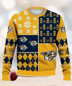 Nashville Predators Ice Hockey NHL Ugly Christmas Sweater