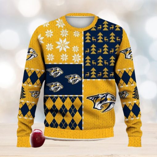 Nashville Predators Ice Hockey NHL Ugly Christmas Sweater