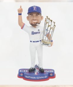 Nathan Eovaldi Texas Rangers 2023 World Series Champions Bobblehead Ornament