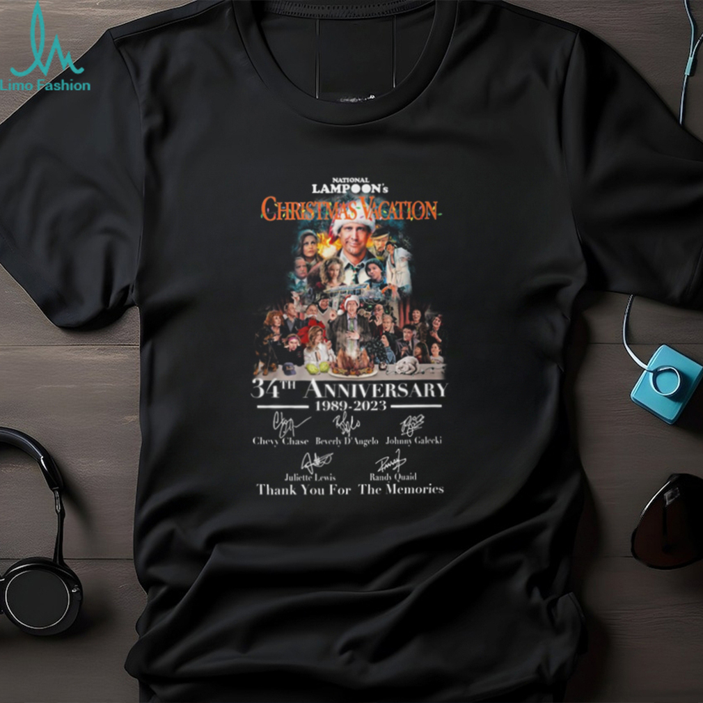 National Lampoon’s Christmas Vacation 34th Anniversary 1989 – 2023 Thank You For The Memories T Shirt National Lampoon’s Christmas Vacation 34th Anniversary 1989 – 2023 Thank You For The Memories T Shirt