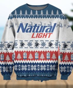 Natural Light Snowflakes Ugly Christmas Sweater