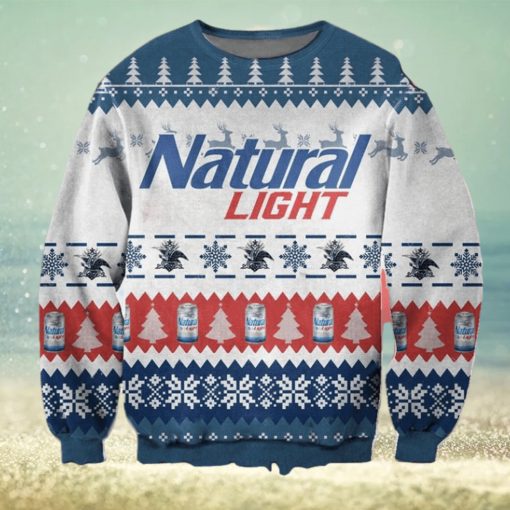 Natural Light Snowflakes Ugly Christmas Sweater