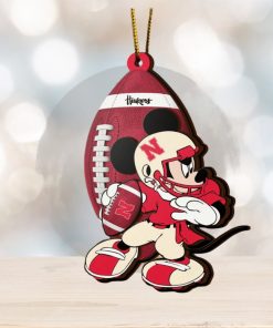 Ncaa Nebraska Cornhuskers Mickey Mouse Christmas Ornament