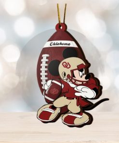 Ncaa Oklahoma Sooners Mickey Mouse Christmas Ornament