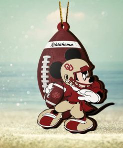 Ncaa Oklahoma Sooners Mickey Mouse Christmas Ornament