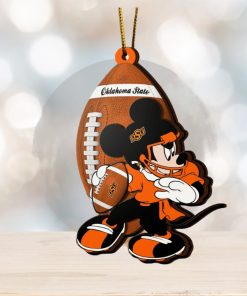 Ncaa Oklahoma State Cowboys Mickey Mouse Christmas Ornament