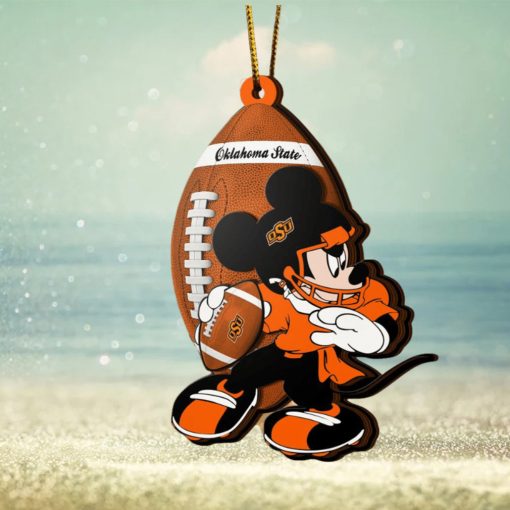 Ncaa Oklahoma State Cowboys Mickey Mouse Christmas Ornament