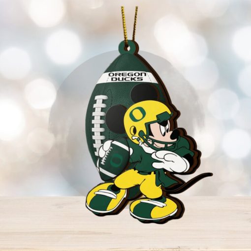 Ncaa Oregon Ducks Mickey Mouse Christmas Ornament