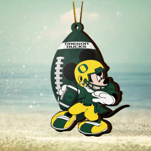 Ncaa Oregon Ducks Mickey Mouse Christmas Ornament