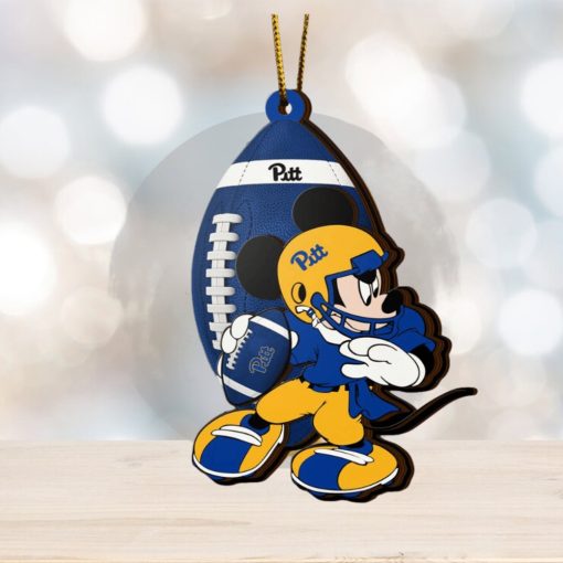 Ncaa Pittsburgh Panthers Mickey Mouse Christmas Ornament