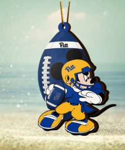 Ncaa Pittsburgh Panthers Mickey Mouse Christmas Ornament