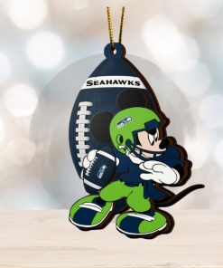 Ncaa Seattle Seahawks Mickey Mouse Christmas Ornament