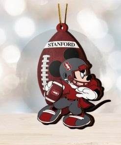 Ncaa Stanford Cardinal Mickey Mouse Christmas Ornament