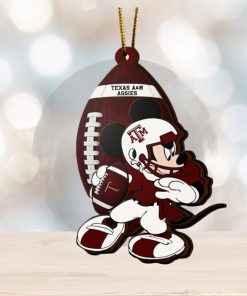 Ncaa Texas A&M Aggies Mickey Mouse Christmas Ornament