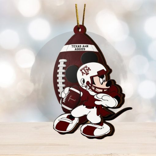 Ncaa Texas A&M Aggies Mickey Mouse Christmas Ornament