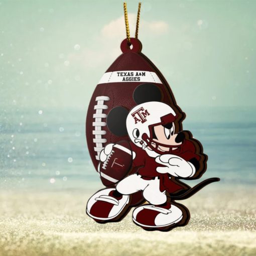 Ncaa Texas A&M Aggies Mickey Mouse Christmas Ornament