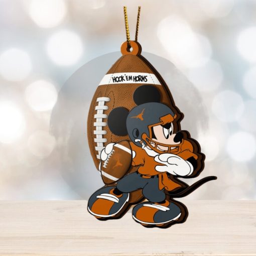 Ncaa Texas Longhorns Mickey Mouse Christmas Ornament