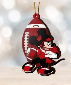 Ncaa West Virginia Mountaineers Mickey Mouse Christmas Ornament