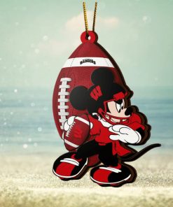 Ncaa West Virginia Mountaineers Mickey Mouse Christmas Ornament