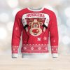 Funny Jesus Ride Skateboarding With Satan Christmas Unisex Ugly Sweater