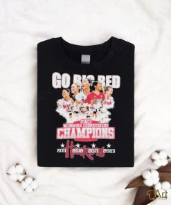 Nebraska Cornhuskers Women’s Volleyball Go Big Red Champions 2023 Shirt