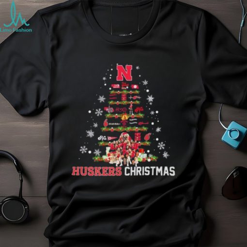 Nebraska Volleyball Huskers Christmas Tree Shirt