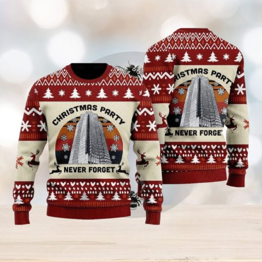 Never Forget Nakatomi Plaza Christmas Party 1988 Ugly Christmas Sweater Funny Gift For Men And Women Family Holidays