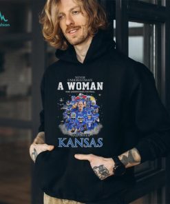 Never Underestimate A Woman Who Understands Basketball And Loves Kansas Shirt