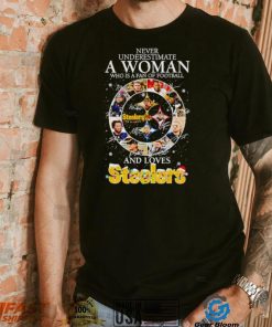 Never underestimate a woman who understands football and loves Steelers Christmas shirt