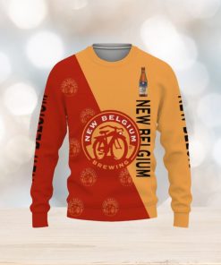 New Belgium Brewing Beers Beers And Whiskey Pattern Logo Christmas Sweater